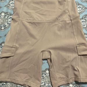 Pale dusty pink aerie biker shorts